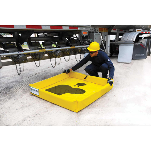 Mini berme Ultra-Containment Berm, Capacit&eacute; 33 gal. US, 3' la x 3' lo x 6" h, Paroi en mousse Planification Entrepots Molloy