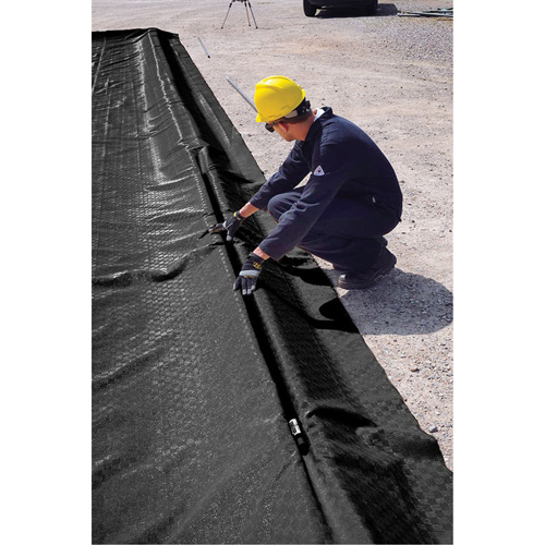 Berme Gorilla Ultra-Containment Berm, Capacit&eacute; 665 gal. US, 13' la x 13' lo x 6" h, Paroi en mousse Planification Entrepots Molloy