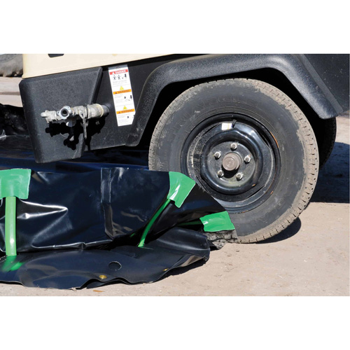 Berme Ultra-Containment Berm, Capacit&eacute; 1795 gal. US, 12' la x 20' lo x 12" h, Paroi &agrave; piquets Planification Entrepots Molloy