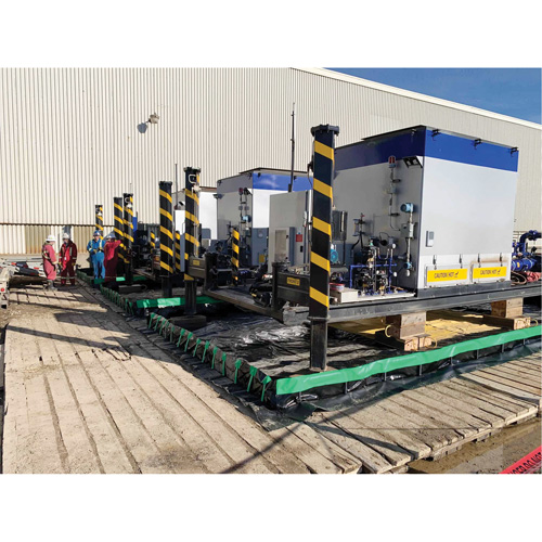 Berme Ultimate Copolymer 2000 Ultra-Containment Berm, Capacit&eacute; 2333 gal. US, 12' la x 26' lo x 12" h, Support &agrave; charni&egrave;re Planification Entrepots Molloy