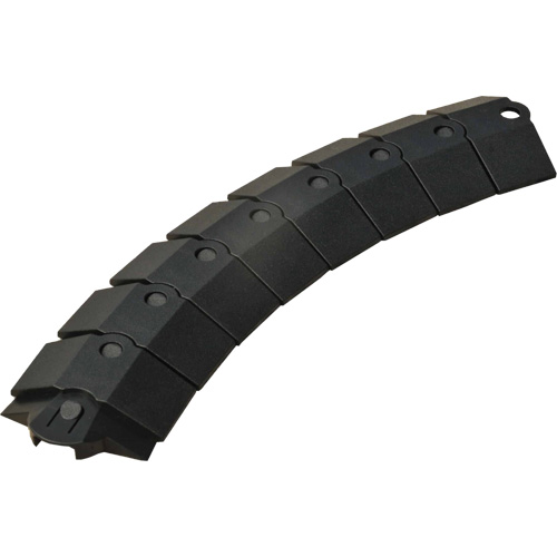 Small Ultra-Sidewinder Cable Protection System&reg; with Endcaps, 39.5" x 3" x 0.8", 2000 lbs. (1 tons) Planification Entrepots Molloy