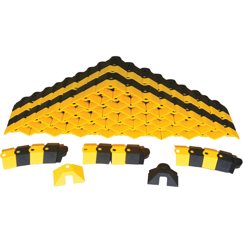 Bulk Box Ultra-Sidewinder Cable Protection System – 24 pieds, 288" x 9,8" x 1,4", 2000 lb (1 tonne) Planification Entrepots Molloy