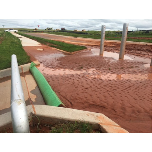 Ultra-Silt Dike — vert, 7' lo x 5' la Planification Entrepots Molloy