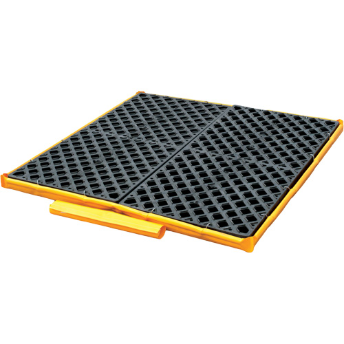 Ultra-Spill Deck flexible, &agrave; vessie, 4 barils, Capacit&eacute; de d&eacute;versement 110 gal. US, 51" x 48" x 5" Planification Entrepots Molloy