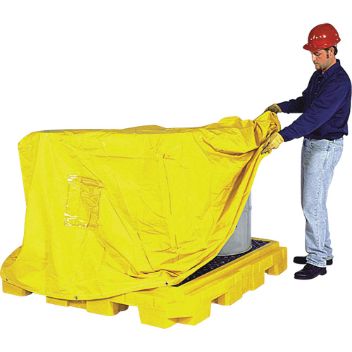 Ultra-Spill Pallet P4 Plus, b&acirc;che de recouvrement Planification Entrepots Molloy