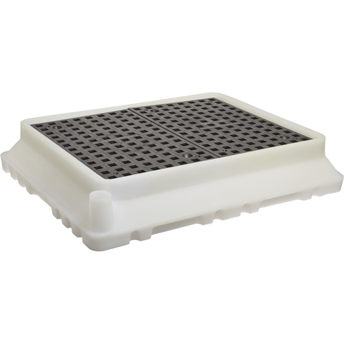 P4 Ultra-Spill Tray, 17" lo x 21" la x 4" h, Cap. de d&eacute;versement 2,9 gal. US Planification Entrepots Molloy