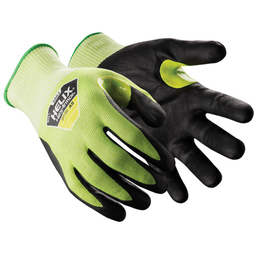 Gants r&eacute;sistants aux coupures Helix 3062, Taille 6/T-petit, Calibre 18, Rev&ecirc;tement Mousse de nitrile, Enveloppe en PEHP, ASTM ANSI niveau A9 Planification Entrepots Molloy