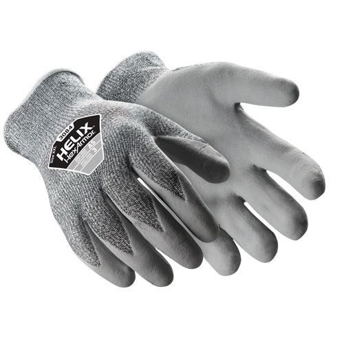 Gants r&eacute;sistants aux coupures Helix 3084, Taille Petit/7, Calibre 13, Rev&ecirc;tement Silicone, Enveloppe en PEHP, ASTM ANSI niveau A5 Planification Entrepots Molloy