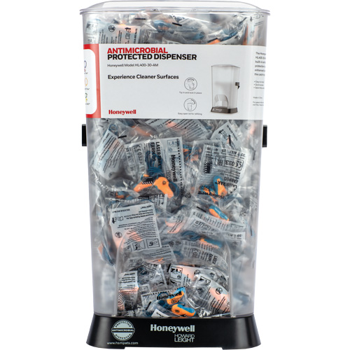 Distributeur de bouchons doreille filaires HL400 AM avec boîte de bouchons doreille LT-30 Planification Entrepots Molloy