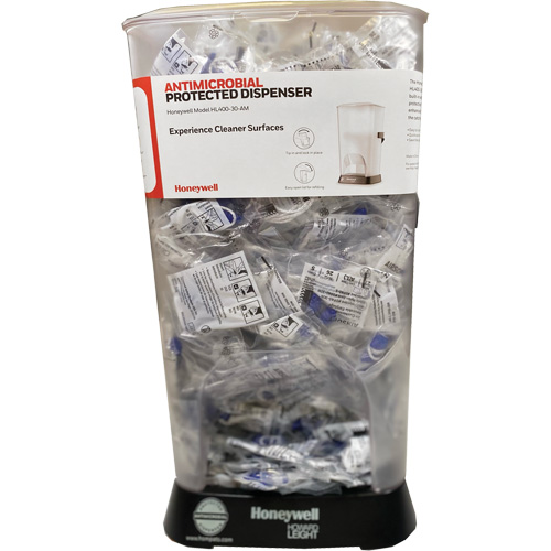 Distributeur de bouchons doreille filaires HL400 AM avec boîte de bouchons doreille AS-30W Planification Entrepots Molloy