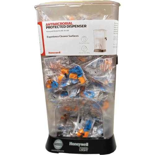 HL400 AM Corded Earplug Dispenser with FF-30 Earplugs Canister Planification Entrepots Molloy
