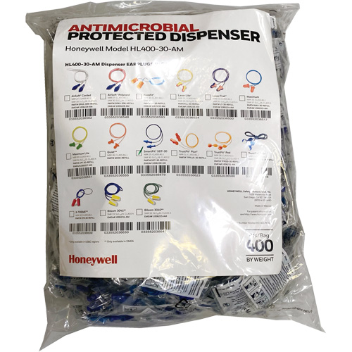 SDT-30 Earplugs Refill for HL400 Dispenser, Bulk - Polybag, Corded Planification Entrepots Molloy