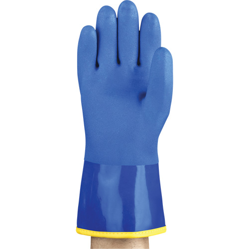 AlphaTec&reg; 23-202 PVC Gloves, Size 8, 11.8" L, Cotton, Fleece Inner Lining Planification Entrepots Molloy