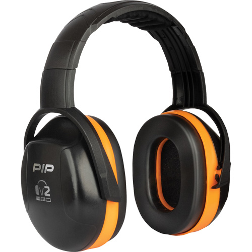 Dynamic V2 Passive Ear Muffs, Headband, 25 NRR dB Planification Entrepots Molloy