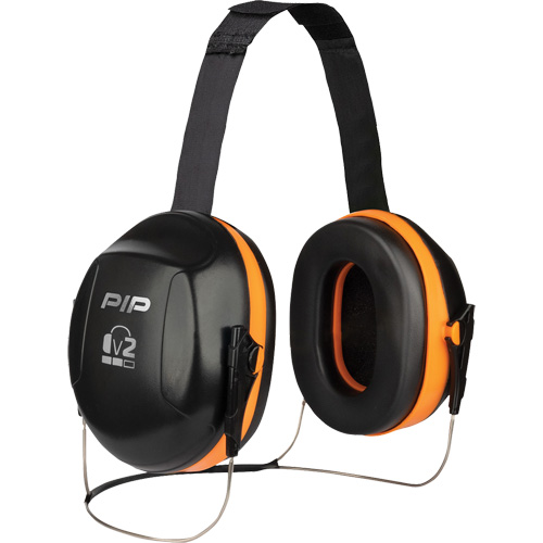 Dynamic V2 Passive Ear Muffs, Neckband, 25 NRR dB Planification Entrepots Molloy