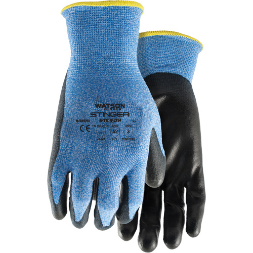 Gants anticoupures 359 Stealth Stinger, Taille Moyen, Calibre 15, Rev&ecirc;tement Polyur&eacute;thane, Enveloppe en Fibre de verre/Nylon/Spandex, ASTM ANSI niveau A2/EN 388 niveau B Planification Entrepots Molloy