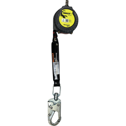 Limiteur de chute personnel Scorpion TurboLite+ Miller, 9', Sangles, Pivotant Planification Entrepots Molloy