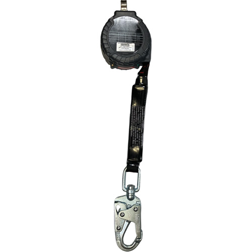 Limiteur de chute personnel Scorpion TurboLite+ Miller, 9', Sangles, Pivotant Planification Entrepots Molloy