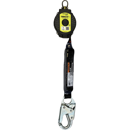 Limiteur de chute personnel TurboLite+ Miller, 11', Sangles, Stationnaire Planification Entrepots Molloy
