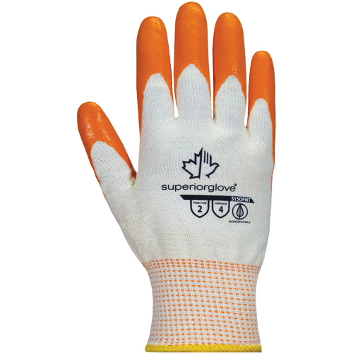 Dexterity&reg; Gloves, 6/X-Small, Foam Nitrile Coating, 15 Gauge, Cotton Shell Planification Entrepots Molloy
