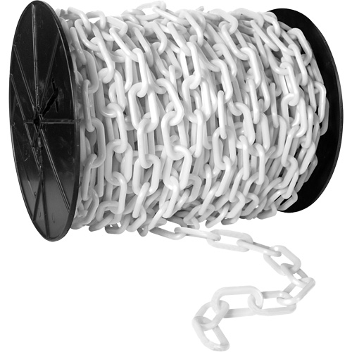 Chaîne de s&eacute;curit&eacute; en plastique robuste, Orange Planification Entrepots Molloy