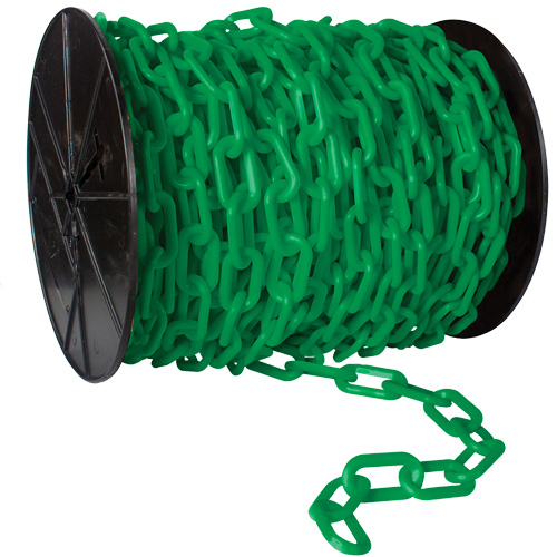 Heavy-Duty Plastic Safety Chain, Yellow Planification Entrepots Molloy