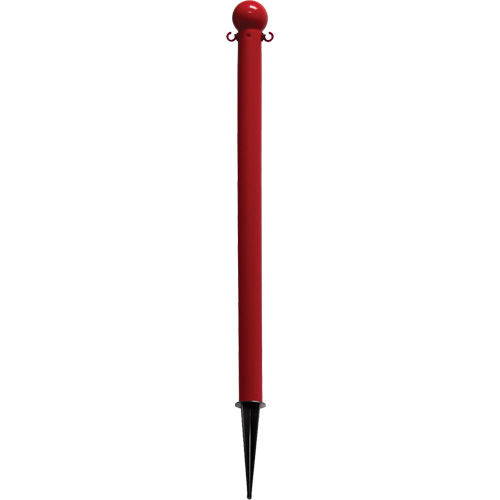 Colonnettes de sol, Rouge Planification Entrepots Molloy