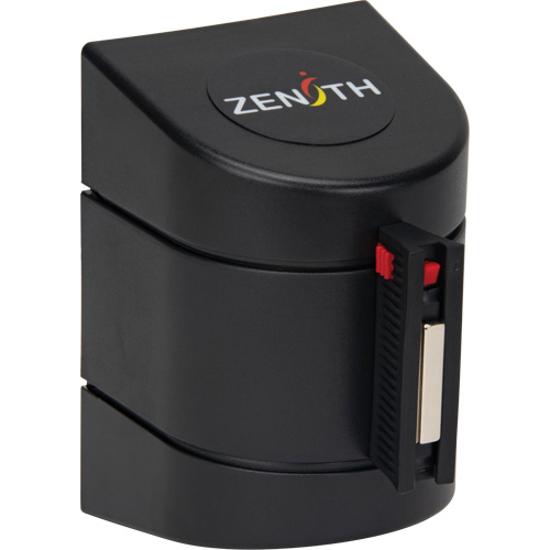 Barri&egrave;re murale magn&eacute;tique avec bande magn&eacute;tique, Plastique, Fixation magn&eacute;tique, 15', Ruban Noir et jaune Planification Entrepots Molloy