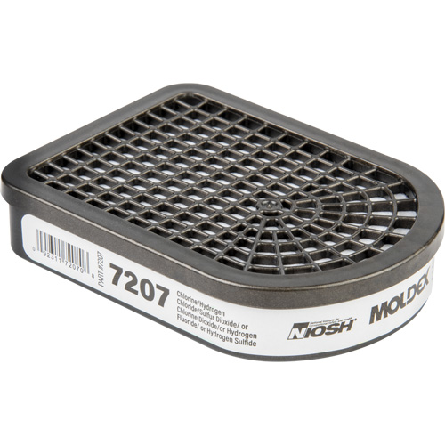Cartouche pour respirateur semi-rectangulaire, Cartouche gaz/vapeur, Gaz acide Planification Entrepots Molloy