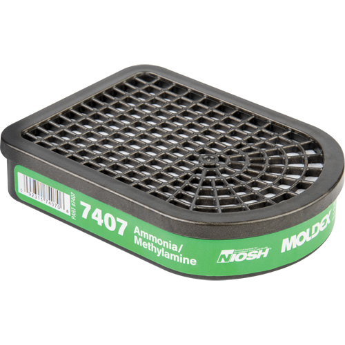 Cartouche pour respirateur semi-rectangulaire, Cartouche gaz/vapeur, Ammoniac/M&eacute;thylamine Planification Entrepots Molloy