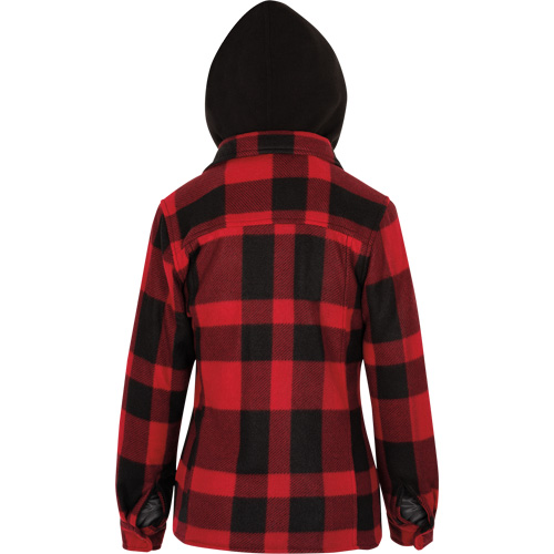 415RBW Quilted Hooded Shirt, Women's, X-Small, Multi-Colour Planification Entrepots Molloy