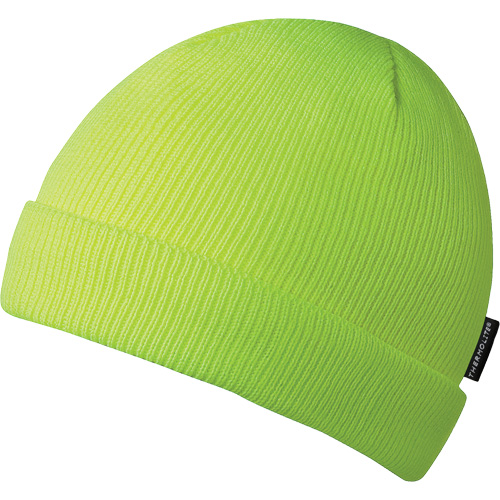 5567A Tuque, Doublure en Acrylique, Taille unique, Jaune lime haute visibilit&eacute; Planification Entrepots Molloy
