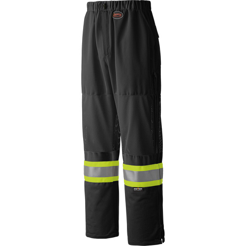 6003BKP Traffic Safety Pants, Polyester, Small, Black Planification Entrepots Molloy