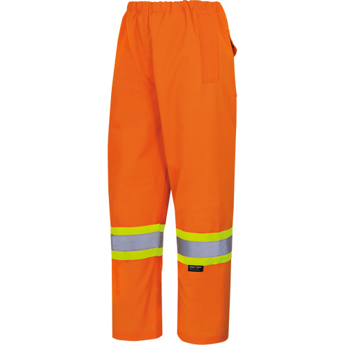 5576 450D Waterproof Safety Pants, Polyester/Polyurethane, Small, High Visibility Orange Planification Entrepots Molloy