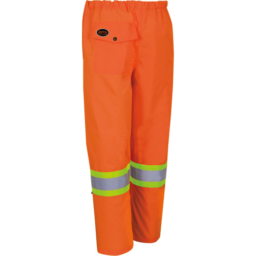5576 450D Waterproof Safety Pants, Polyester/Polyurethane, Small, High Visibility Orange Planification Entrepots Molloy
