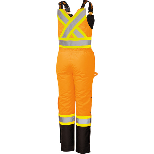 5040BBW Combinaison de s&eacute;curit&eacute; imperm&eacute;able haute visibilit&eacute; pour femmes, Polyester, T-petit, Noir/Orange haute visibilit&eacute; Planification Entrepots Molloy