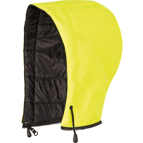 5771H Capuchon pour manteau de s&eacute;curit&eacute; haute visibilit&eacute; r&eacute;versible, Jaune lime haute visibilit&eacute;, Nylon/Polyester Planification Entrepots Molloy