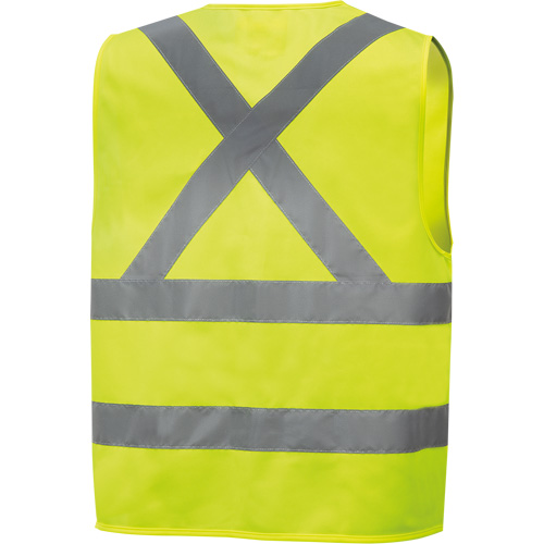 6886 High-Visibility Tricot Safety Vest, High Visibility Lime-Yellow, Small, Polyester Planification Entrepots Molloy