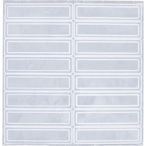 Autocollants r&eacute;fl&eacute;chissants pour casques de s&eacute;curit&eacute; Planification Entrepots Molloy