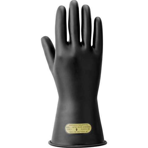 Gants isolants pour travaux &eacute;lectriques, ASTM classe 00, Taille 7, 11" lo Planification Entrepots Molloy