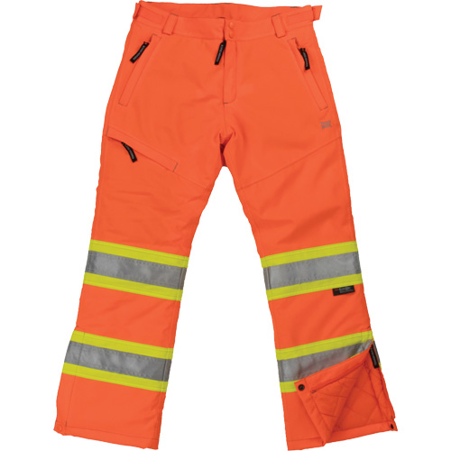 Womens Insulated Flex Safety Pant, Polyester, X-Small, High Visibility Orange Planification Entrepots Molloy