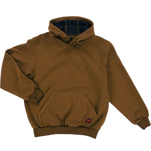 Water Repellent Fleece Pullover Hoodie, Men's, Medium, Brown Planification Entrepots Molloy