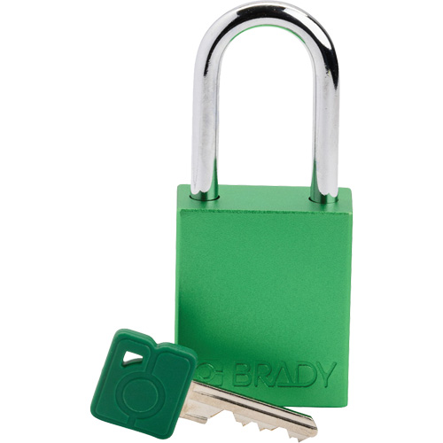 Lockout Padlock, Safety Padlock, Keyed Different, Aluminum, 1-1/2" Width Planification Entrepots Molloy