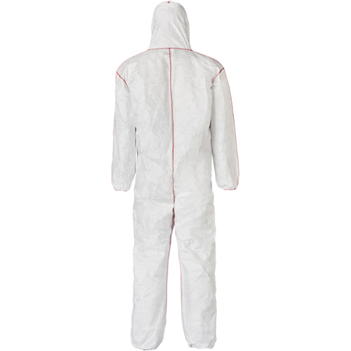 Combinaisons SFR avec cagoule, 2T-Grand, Blanc, Tyvek 400 Planification Entrepots Molloy