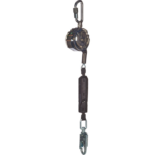 C&acirc;ble de limiteur de chute personnel 36CS V-TEC, 10', Acier galvanis&eacute;, Pivotant Planification Entrepots Molloy
