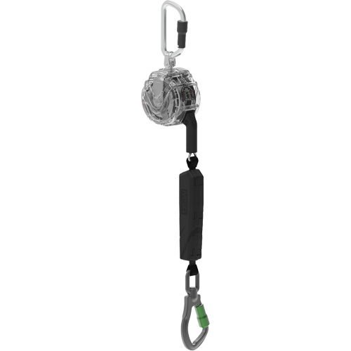 C&acirc;ble de limiteur de chute personnel ALTAKS V-TEC, 10', Acier galvanis&eacute;, Pivotant Planification Entrepots Molloy