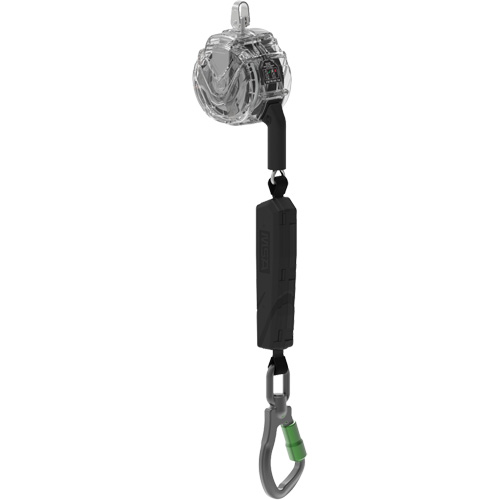 C&acirc;ble de limiteur de chute personnel ALTAKS V-TEC, 10', Acier galvanis&eacute;, Pivotant Planification Entrepots Molloy
