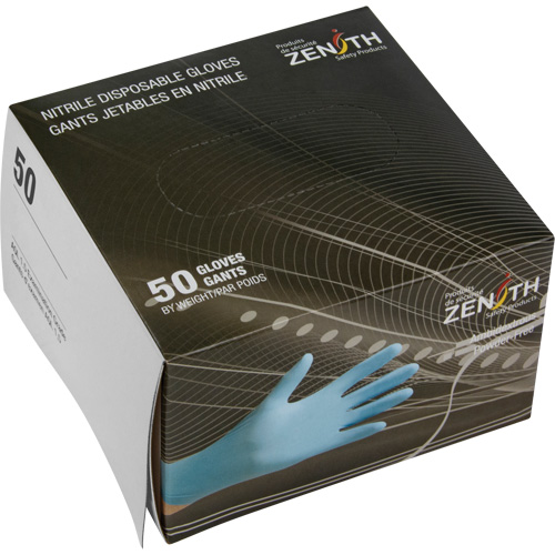 Vending Pack Disposable Gloves, Small, Nitrile, 4.5-mil, Powder-Free, Blue, Class 2 Planification Entrepots Molloy
