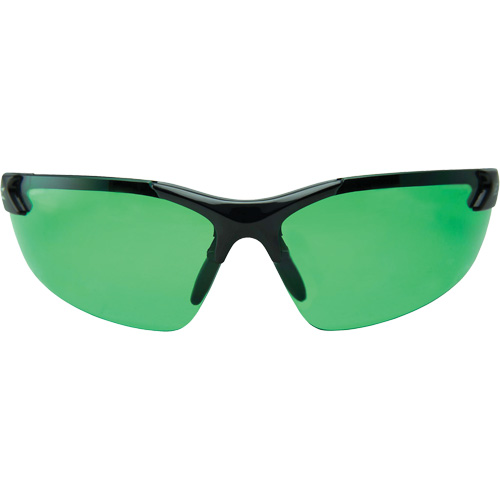 Zorge G2 Safety Glasses, Green Lens, Anti-Scratch, ANSI Z87+/MCEPS GL-PD 10-12/Meets/Exceeds CSA Z94.3 Planification Entrepots Molloy