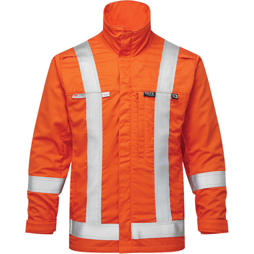 Veste aviateur d'&eacute;t&eacute; Skyline UltraSoft 7 oz., T-Grand, Orange haute visibilit&eacute; Planification Entrepots Molloy